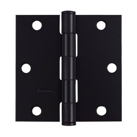 National Hardware 312 BLK SQ DR Hinge N241-190